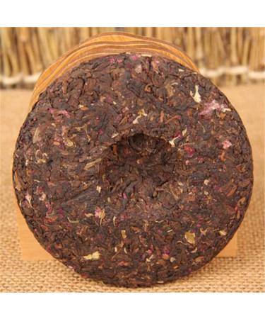 HELLOYOUNG 100g G teau au th Pu-erh bio chinois aromatis la rose aliment vert artisanal traditionnel avec un go t intense et un arri re-go t sucr  - Buy Online on GoSupps.com