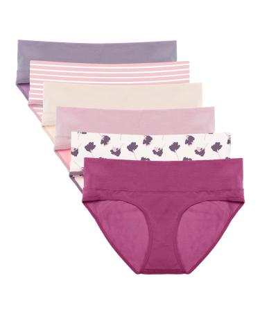 Intimate Portal Maternity Knickers | Pregnancy Postpartum Underwear | Foldable Under Bump Pants 18 6-pk Floreus
