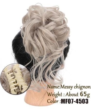 Messy Bun Hair Piece for Women Claw Clip Messy Bun Hair Pieces Tousled Updo Ponytail Extension Synthetic Curly Wavy Hair Bun Clip In Hair Extension for Women Fake Hair Accessories for Women Girls 1 PC 207-4503 - Buy Online on GoSupps.com