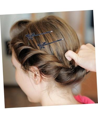 Beaupretty Flowers Pairs diamond pair clip U-Shape Hair Pin women bridal Barrette floral Bridal Hair Clip flower hair clips for women Side Clamp hair Clip Metal Korean version flowers Hair - Buy Online on GoSupps.com