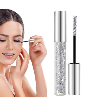 Shining Mascara Shimmer Mascara Glitter Mascara Eyeshadow Waterproof and Durable Quick Dry Mascara for Eyelash Extensions Creates a Subtle Shimmer Look for Your Lashes