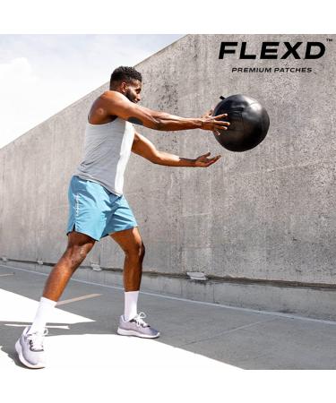 Flexd Freestyle Waterproof Sensor Covers for Libre 2 & 3 (30 Pcs) - Black Oval Design - CGM Adhesive Patches - Pack of 30 - Buy Online on GoSupps.com