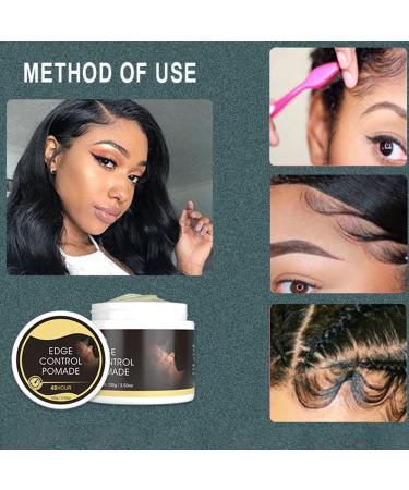Natural Hair Pomade for Women - Organic Styling Wax with Light Hold & Shine | 100g Black Code Perfume - Buy Online on GoSupps.com