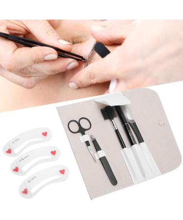 Verdant Touch 8Pcs Eyebrow Razor Set Eyebrow Trimmer Razor Comb Tweezer Pencil Makeup Tools for Women - Buy Online on GoSupps.com