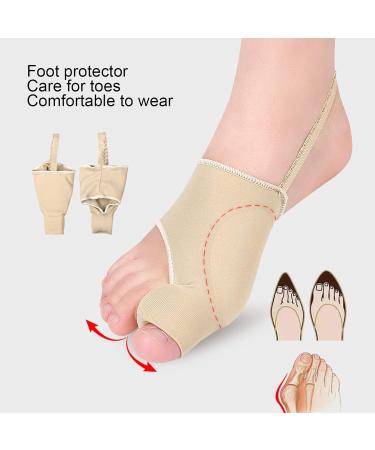 Yinhing Bunion Corrector 2 Pairs - Hallux Valgus Toe Straightener for Foot Care - Reusable & Washable Medium Size - Buy Online on GoSupps.com