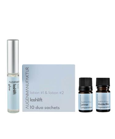 Augenmanufaktur Eyelash Lifting Refill Kit with Sachets - professional for long voluminous natural eyelashes Sachets RefillKit - Buy Online on GoSupps.com
