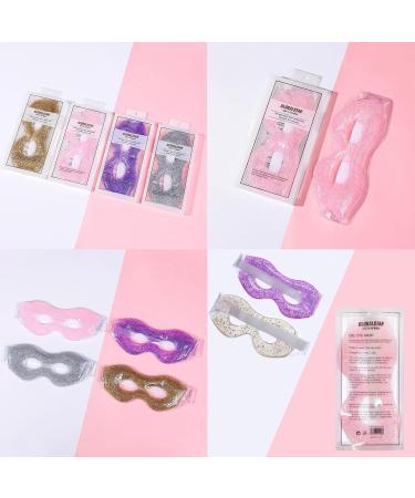 2-Pack Reusable Cold Gel Eye Mask for Puffy Eyes | Cooling Eye Patches for Dark Circles Migraine Relief & Dry Eye Therapy - Buy Online on GoSupps.com