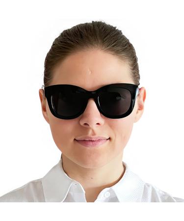 Stylish Retro Mini Glasses - Prescription Sunglasses with Thick Frames | Women's Reading Sunglasses - Includes Free Case | 2.0 Diopters - Buy Online on GoSupps.com