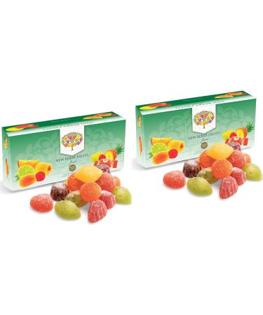 Hezvic New Berry Fruit Jewels 300grams - Pack of 2 Assorted Soft Centred Fruit Jellies - Individually Wrapped Assorted Fruit Jewels Lime - Buy Online on GoSupps.com