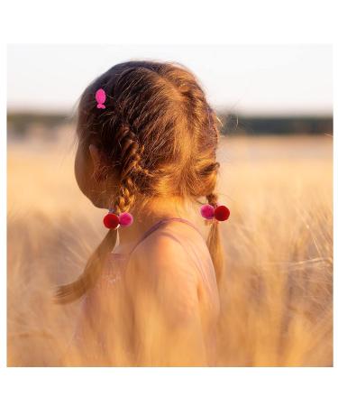 MOODKEY 106PCS Self Hinge Hair Barrettes - Colorful Cute Hair Clips for Baby Girls - Buy Online on GoSupps.com