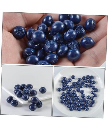 DIKACA Cake Decorations Decorative Blueberries Artificial Fruits 50pcs Simulation Blueberry Pvc Cake Material Simulated Blueberries Lifelike Fruit Decorations Fake Fruit - Buy Online on GoSupps.com