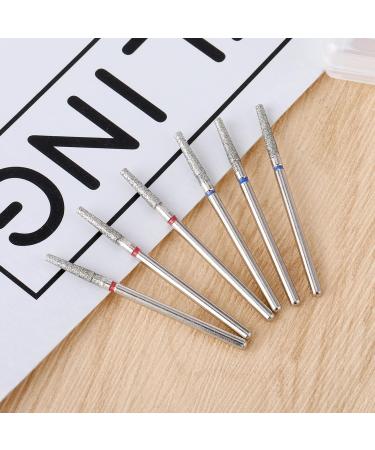 YUXIANLB 6 PCS Nail Drill Bits Set Tapered Barrel Cuticle Bits for Nail Drill 3/32 Shank Electric Bit for Nail Prep Remove Cuticle Dead Skin Manicure Pedicure Tools (Fine & Medium) Style1 - Buy Online on GoSupps.com