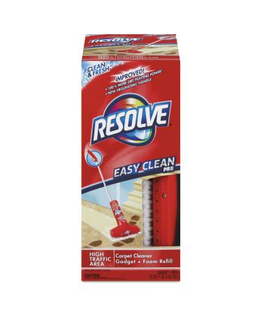 Resolve Easy Clean Pro Carpet Cleaner Gadget & Foam Spray Refill Clean & Fresh 22 oz Can Carpet Shampooer System