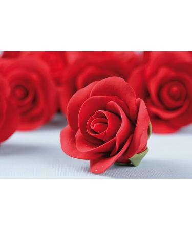 Buy Fine Sugar Roses - 12 Red Pieces (71g) | Perfect for Cakes & Decorations - International Shipping Available - Buy Online on GoSupps.com