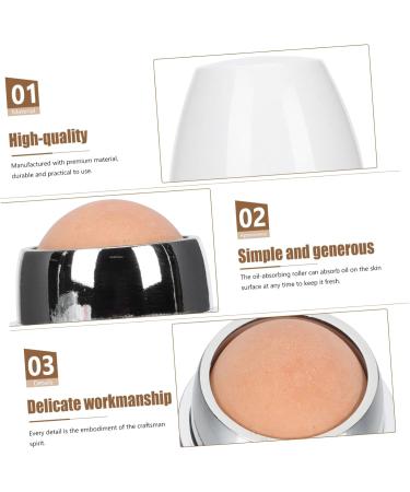 Beatifufu 1pc Facial Oil Absorbing Ball Face Cleaning Tools Face Cleaning Massager Facial Oil Control Tool 5x2.8cm White - Buy Online on GoSupps.com