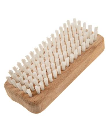 SIDCO Extra Hard Nail Brush - Craftsman Wooden Hand Washing Brush for Effective Cleaning - 1 Piece - Buy Online on GoSupps.com