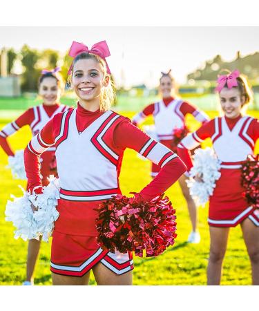 Sibba Pink Hair Loop Clips - Large Satin Tail Hairpins for Women & Girls | 2 Pieces | Perfect French Accessories for Birthday Parties - Buy Online on GoSupps.com