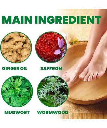 (100% Effective) 5box-50pcs Kidney Support Herbal Foot Soak | Lymphatic Drainage Ginger Foot Soak | Natural Mugwort Herb Foot Soak - Buy Online on GoSupps.com