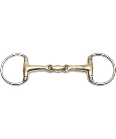 Huxlay Bros HB Joined Eggbutt Snaffle German Silver Oval Link - 1056 5.5 inch - Buy Online on GoSupps.com