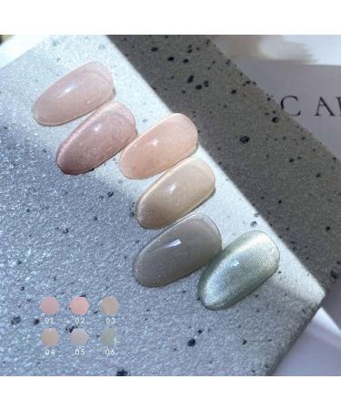 15ml Ice Transparent UV Semi Permanent Soak Off Nail Phototherapy Gel Nail Polish Cat Eye Gel Nail Lacquer - (Color: 6) - Buy Online on GoSupps.com