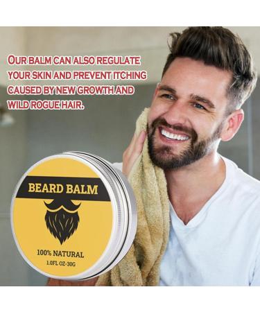 Organic Beard Growth Oil for Men - 30ml Conditioner for Nourishing Smoother Facial Hair | Fulenyi Beard Balam - Buy Online on GoSupps.com