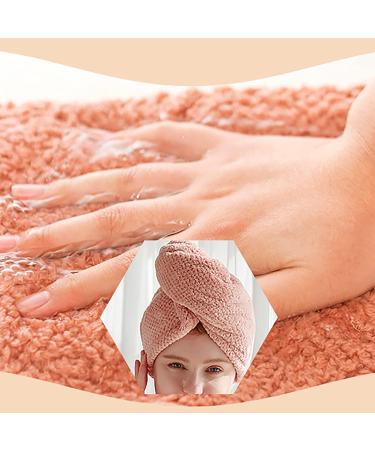 Super Bent Microfiber Hair Towel with Button - Quick-Drying Anti-Frizz for Women - Pink | Shop Now! - Buy Online on GoSupps.com