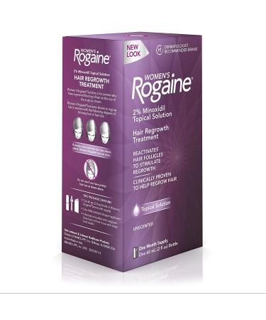 Women's Rogaine 2% Minoxidil Topical Solution for Hair Thinning - 1-Month Supply - Buy Online on GoSupps.com