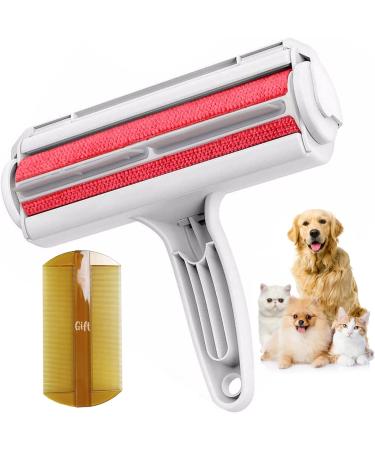 Nado Care Pet Hair Remover Roller - Self Cleaning Lint Roller for Dog & Cat Hair - White - Ideal for Furniture, Carpets, Bedding, Clothing | Easily Remove Pet Hair - Buy Online on GoSupps.com