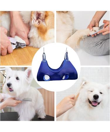 Lollanda Effective Control Dog Hammock & Cat Care Slope Set - 11 Pet Tools Included (Blue) | International Shipping - Buy Online on GoSupps.com