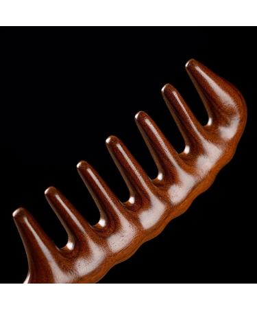 Handmade Wooden Hair Brush & Scalp Massager for Thick Curls | High-Quality No Static Combs for Women - Buy Online on GoSupps.com