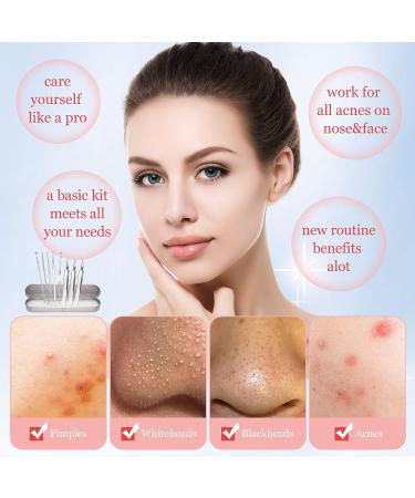 8PCS Stainless Steel Blemish Removal Tool Kit in Portable Metal Case - Buy Online on GoSupps.com