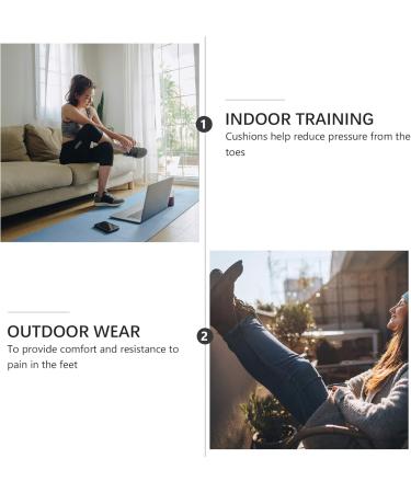 9 Pairs Silicone Forefoot Pads - High Heel Cushions & Insoles | Anti-Slip Sole Pad - Comfort & Support for Women - Buy Online on GoSupps.com