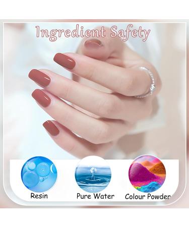Pink Nail Polish Set - Peel Off Nail Varnish Sets - Fruity Scent Quick Dry Nail Polish - Water Based Pink Purple Natural & Non Toxic Nail Polish Gift Set for Women No Need Lamp - Buy Online on GoSupps.com