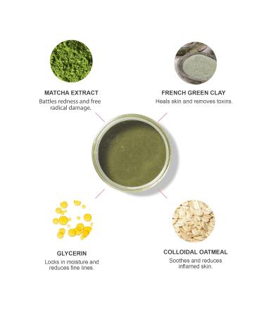 100% PURE Matcha Oat Face Scrub Facial for Glowy Radiant Skin Exfoliator & Pore Minimizer Natural Skincare for Women & Men Vegan - 3 oz - Buy Online on GoSupps.com