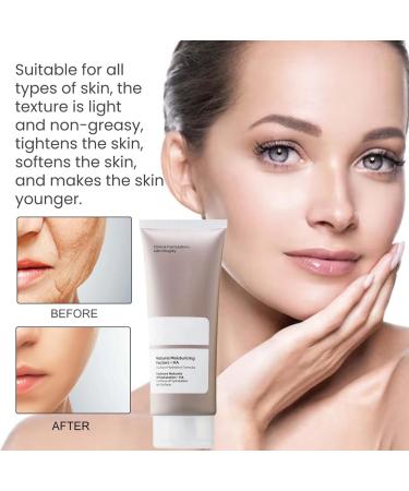 Natural Moisturizing Factors + HA 100ml Face Cream and Moisturiser for Normal to Dry Skin Skin Care Essentials Hydrates Skin Lightweight and Gentle Skincare - Buy Online on GoSupps.com