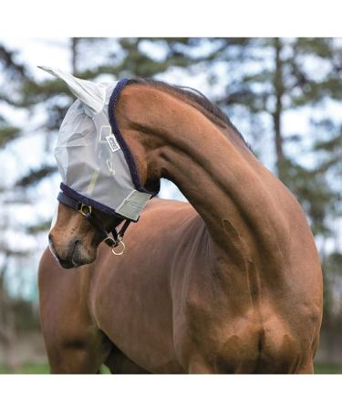 Horseware Amigo Flymask - Silver/Purple Full Size | Premium Fly Protection for Horses | International Shipping Available - Buy Online on GoSupps.com