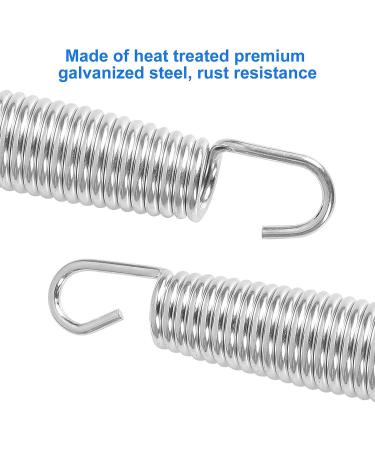 5.5 Heavy Duty Galvanized Steel Trampoline Springs Replacement - 40 Pack with T Hook for Aotob, Skywalker, JumpKing, UpperBounce, SkyBound - Buy Online on GoSupps.com