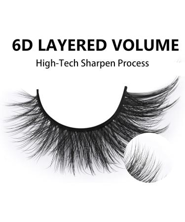 7 Pairs False Eyelashes Natural Looking Lashes Wispy Soft Faux Mink Lashes Fluffy False Lashes 16mm - Buy Online on GoSupps.com