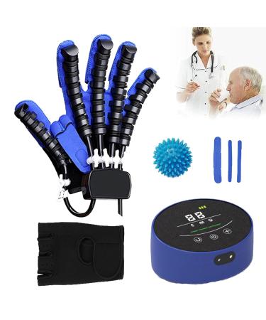 DZKJ Rehabilitation Robot Gloves Stroke Hand Therapy Equipment Cerebral Palsy Equipment for Stroke Recovery Hand Strength Exercise and Adaptive Training Hemiplegic Finger Right XL