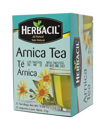 Herbacil Arnica Tea Caffeine-Free 3-Pack - 75 Tea Bags - 0.88 Oz - Herbal Tea Boxes - Buy Online on GoSupps.com