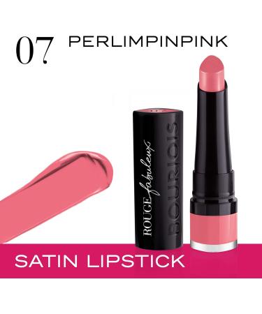 Bourjois Rouge Fabuleux Lipstick 07 Pearl Pink - Long-Lasting Formula - 1 Count - Buy Online on GoSupps.com