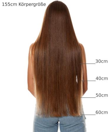 Hair2Heart Microring Extensions - 50 Strands Human Hair Straight 40cm - #1 Black - Premium Quality for Seamless Volume - Buy Online on GoSupps.com