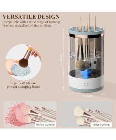 2024 New Electric Makeup Brush Cleaner Cosmetic Brush Cleaner Makeup Brush Cleaner Automatic Spinning Makeup Brush Cleaner Fit For All Size Makeup Brush - Buy Online on GoSupps.com
