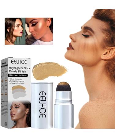 Contouring and Highlighter Stick | Face Highlighters Sticks | Waterproof luminizer Crystal High Gloss Shimmer Cream Powder Highlighter Shaping Trimming Stick Gold Mine Highlights - Buy Online on GoSupps.com