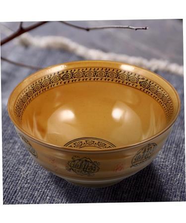 Milisten 2 Pcs Ramen Bowl Japanese Rice Bowl Salad Serving Utensils Exquisite Soup Bowl Chinese Mixing Bowl Ceramic Fruit Bowl Food Container Noodle Bow Bowls Kitchen Supplies Ceramics Fine 20X20X10CMx2pcs Yellowx2pcs - Buy Online on GoSupps.com