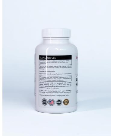 Austinootropics Absolute Cellular Energy 500mg Daily Vitamin Capsules for Fatigue Support Mood Balance Energy & Recovery 90 Vegan Capsules - Buy Online on GoSupps.com