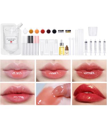 Lip Balm Making Kit Lipstick Making Kit Lip Gloss Set Moisturizing Lip Gloss Set Girls Lip Gloss Set Fun Makeup For Women Make Your Own Lip Gloss Kits - Buy Online on GoSupps.com