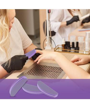 Buy 20-Piece Professional Nail File Set | 100/180 Grit Polishing & Buffer Files | Washable Double-Sided for Salon & Home Use - Purple - Buy Online on GoSupps.com