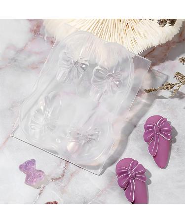 High Toughness Silicone Nail Carving Mold - 3D Bear & Butterfly Design for Home Manicure | Creative Nail Art Tools - Buy Online on GoSupps.com