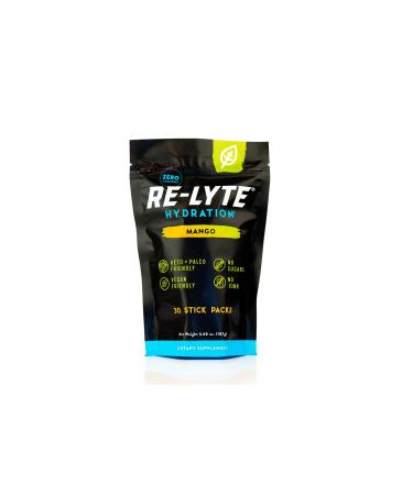 REDMOND Re-Lyte Hydratio Lot de 30 paquets de poudre lectrolyte pour boisson (Mango)